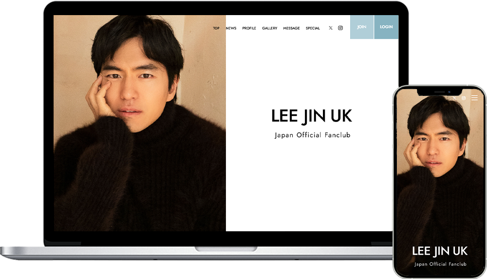 イ・ジヌクJAPAN OFFICIAL FANCLUB