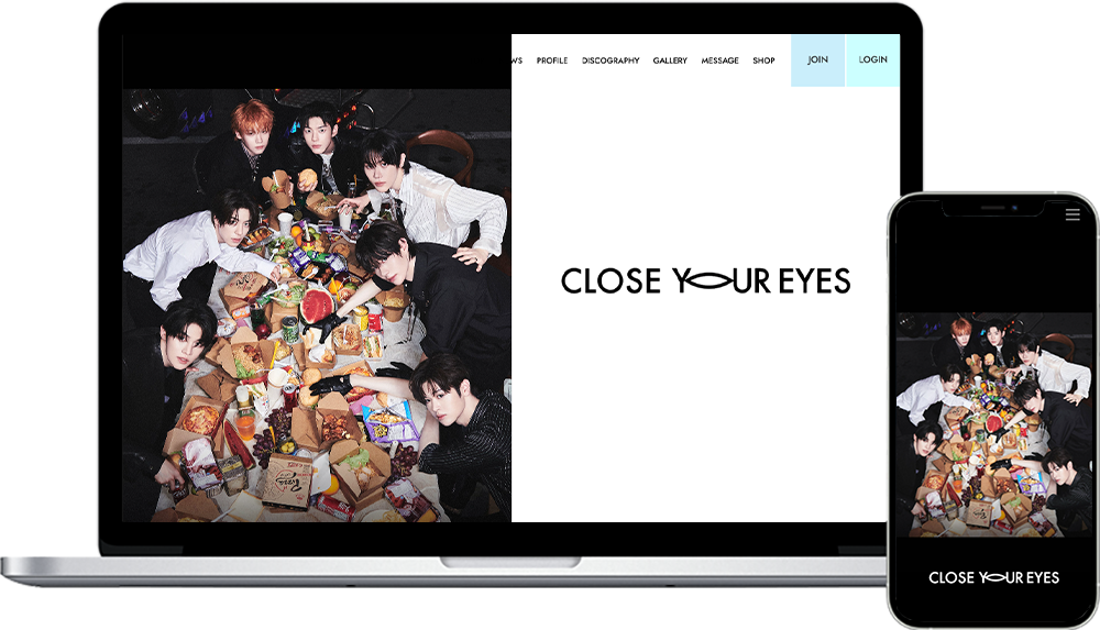 CLOSE YOUR EYES JAPAN OFFICIAL FANCLUB